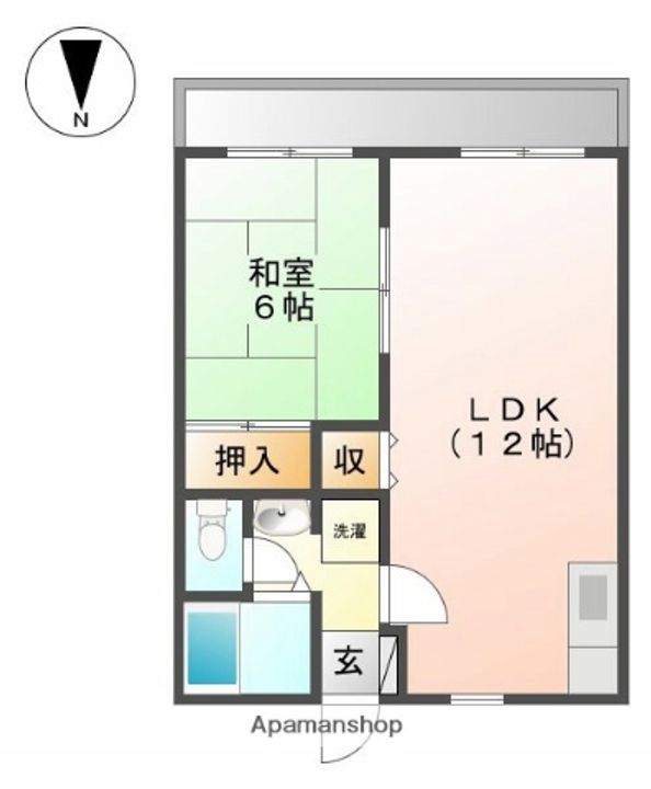 ビーライン保田201の間取り