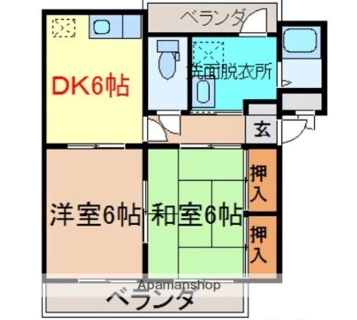 サイレントヒルⅡ303の間取り