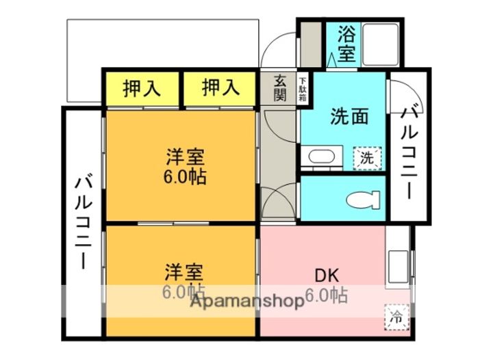 サイレントヒルⅡ302の間取り