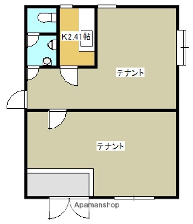 ファミール中山1の間取り