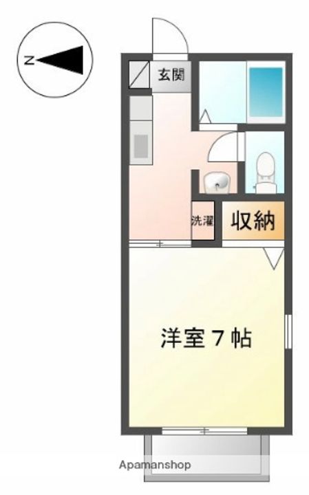 メゾンドエスペランス Ⅴ201の間取り