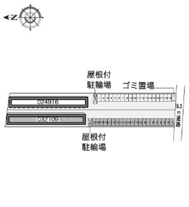 レオパレスフレンドⅡ207の内装