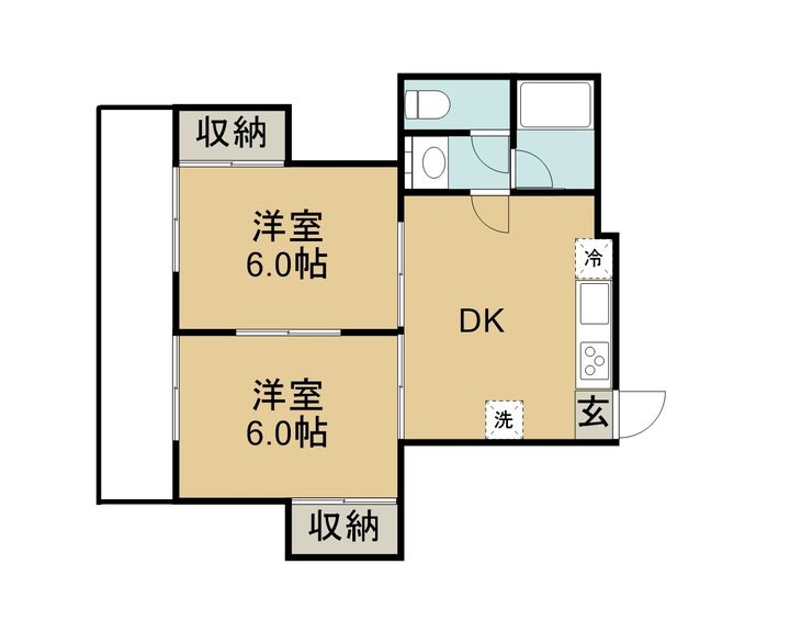 プレアール木屋町303の間取り