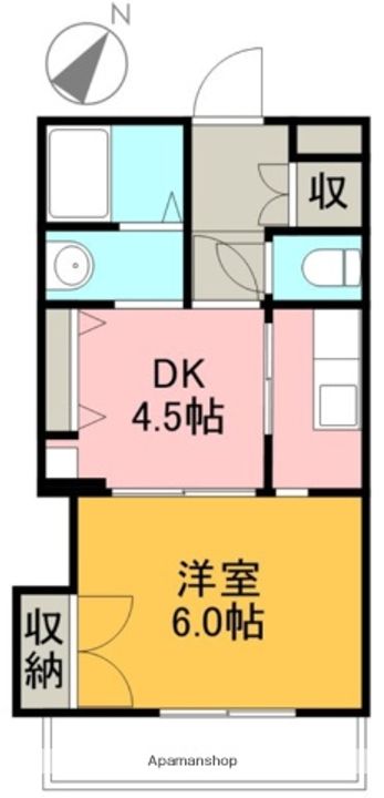 メイプル高須B205の間取り