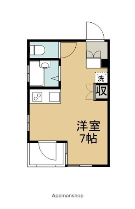 高知県高知市南はりまや町2丁目の賃貸マンションの間取り