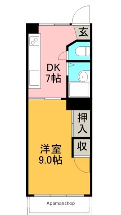 コーポ愛宕の間取り