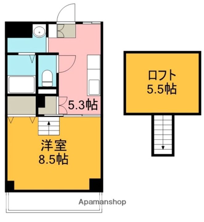 ピープルハウスⅡ401の間取り