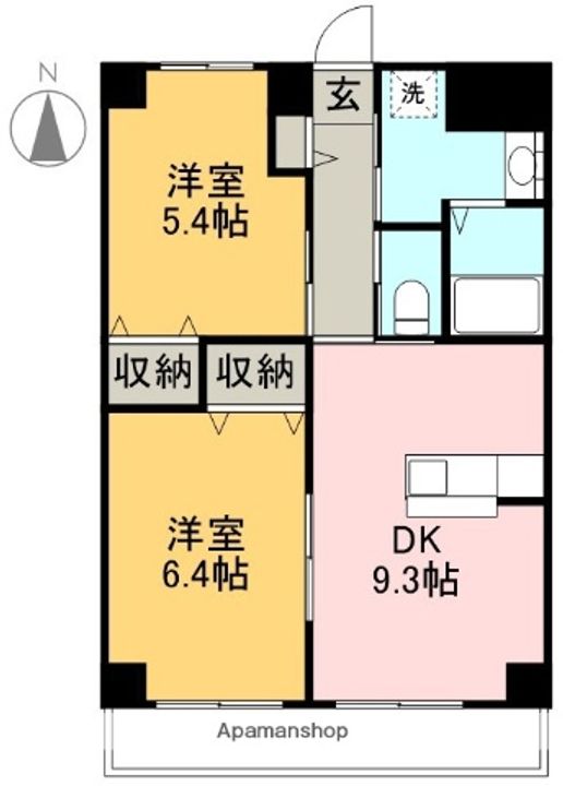 みつばちレジデンスの間取り