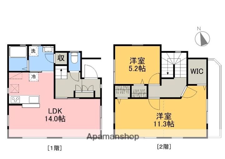 高知県高知市介良乙(一戸建)の賃貸物件戸建ての間取り