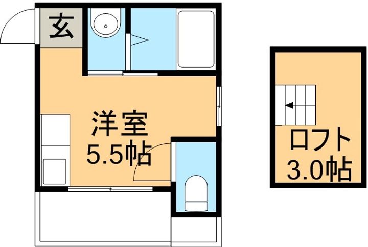 アリストハイツ202の間取り