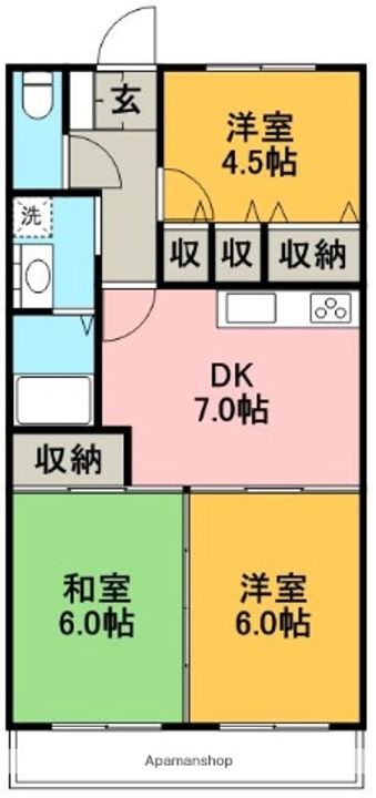 エリジアハイツ桟橋601の間取り