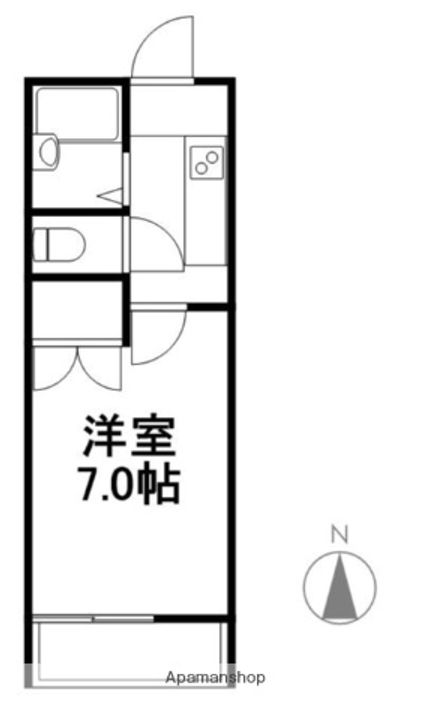 コーポ吉本305の間取り