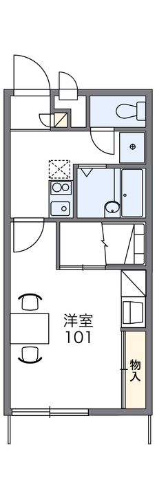 レオパレスパル2002210の間取り