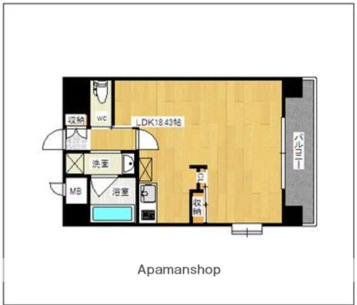 アソシアグロッツォ日赤通りの間取り