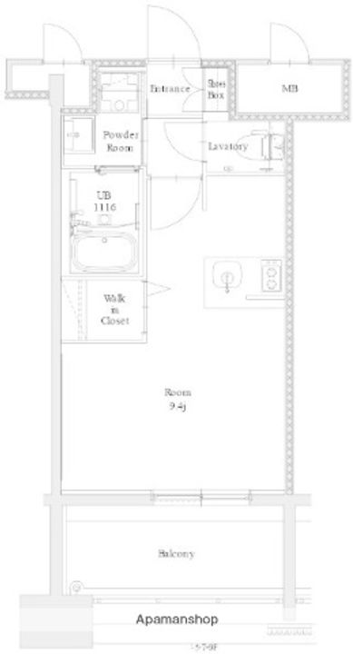 エンクレスト博多駅南GRACEの間取り