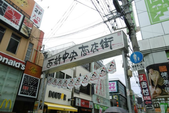 福岡県福岡市中央区鳥飼3丁目の賃貸マンションの周辺