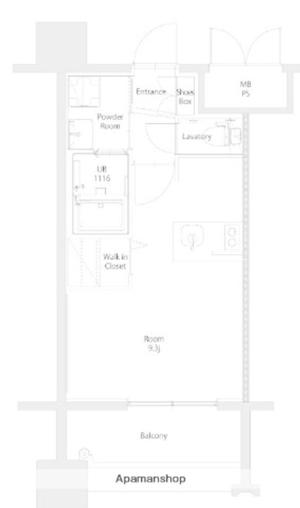 エンクレスト博多EXCEEDの間取り