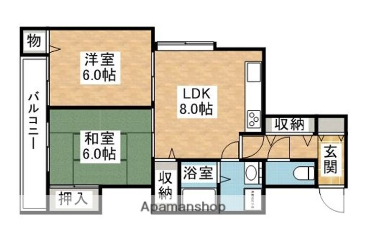 COSY CORNER303の間取り