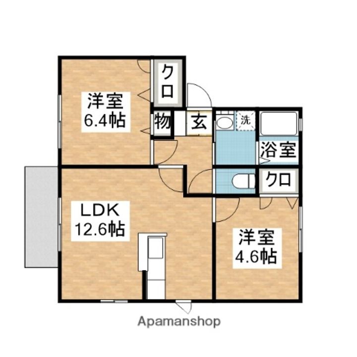 ラ・アルプの間取り