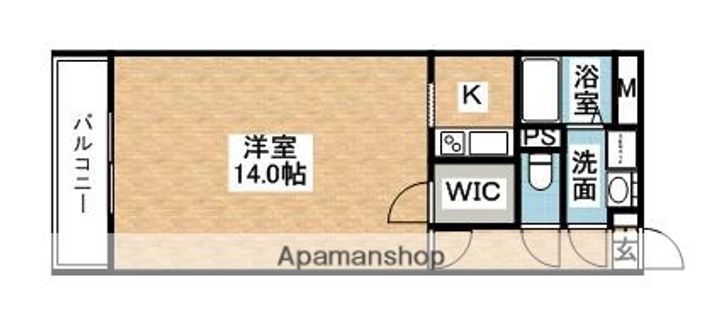 ヴェルモント・ルラーシュ402の間取り