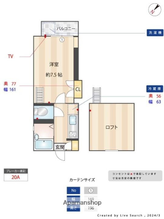 ライフネスト楓の間取り