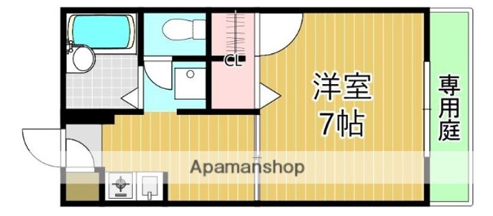 ハウゼ曙Aの間取り