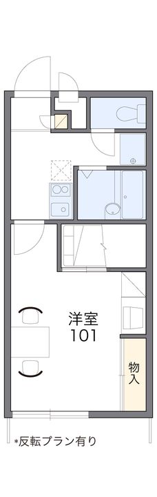 レオパレスカサブランカⅢの間取り