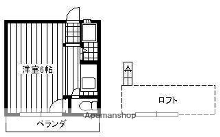 福岡県春日市下白水北1丁目の賃貸アパートの間取り