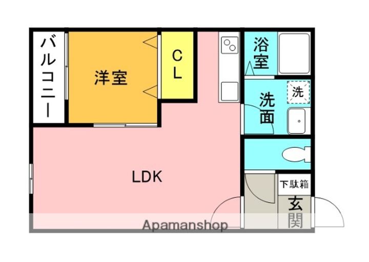 メゾンクレール二日市弐番館の間取り