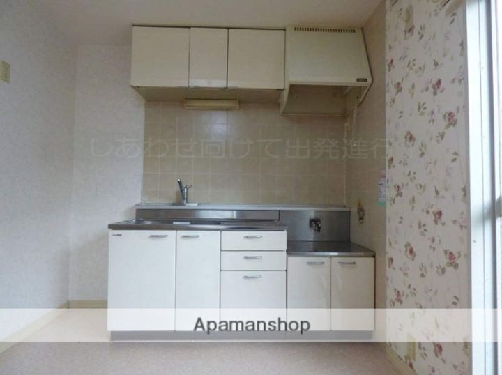 福岡県筑紫野市紫2丁目の賃貸アパートのキッチン