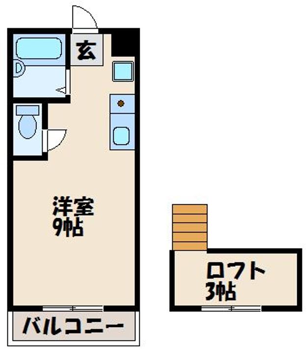 ルート新宮駅前の間取り