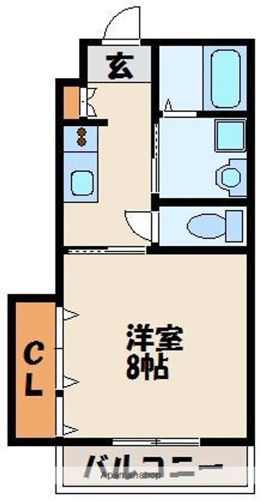 コーポ日の里の間取り