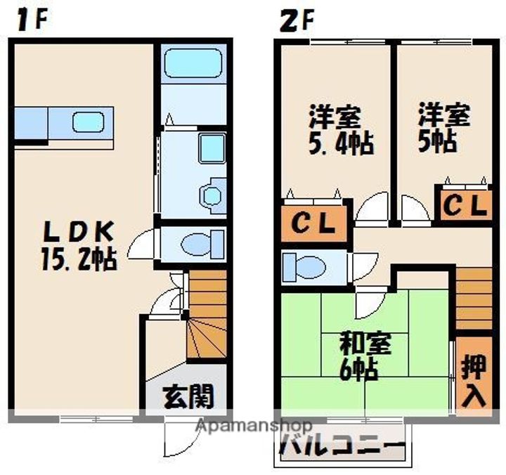 バレーパイン宗像の間取り