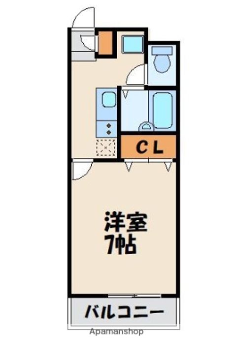 アンプルールフェール和白の間取り