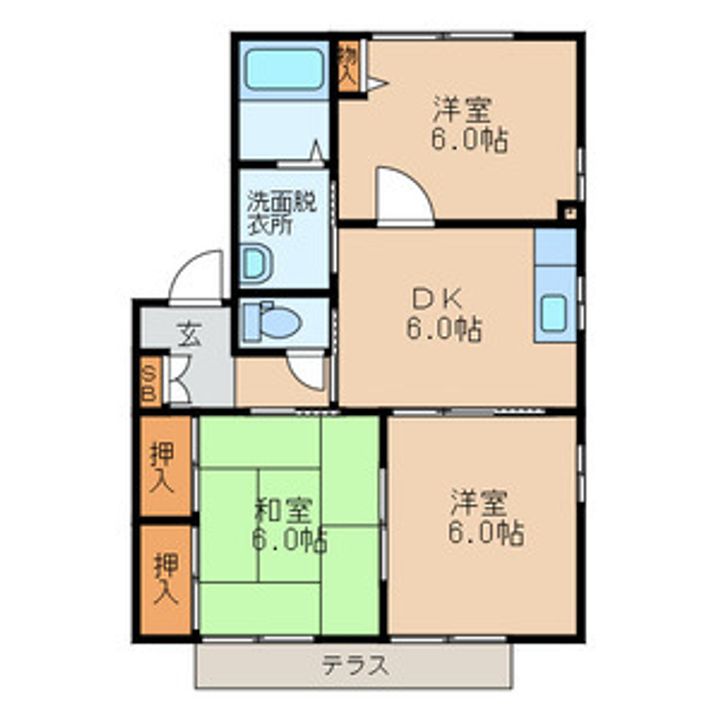 リバプールⅠの間取り