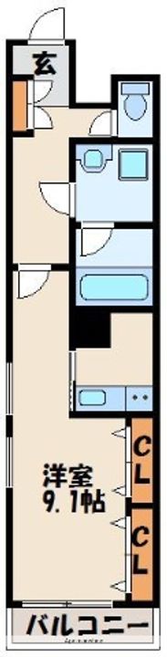 TAISHOKAN THE APARTMENTの間取り