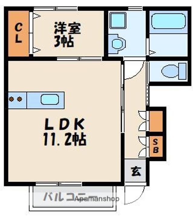 DIO赤間の間取り
