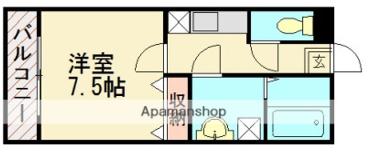 アルソーレ和白東の間取り