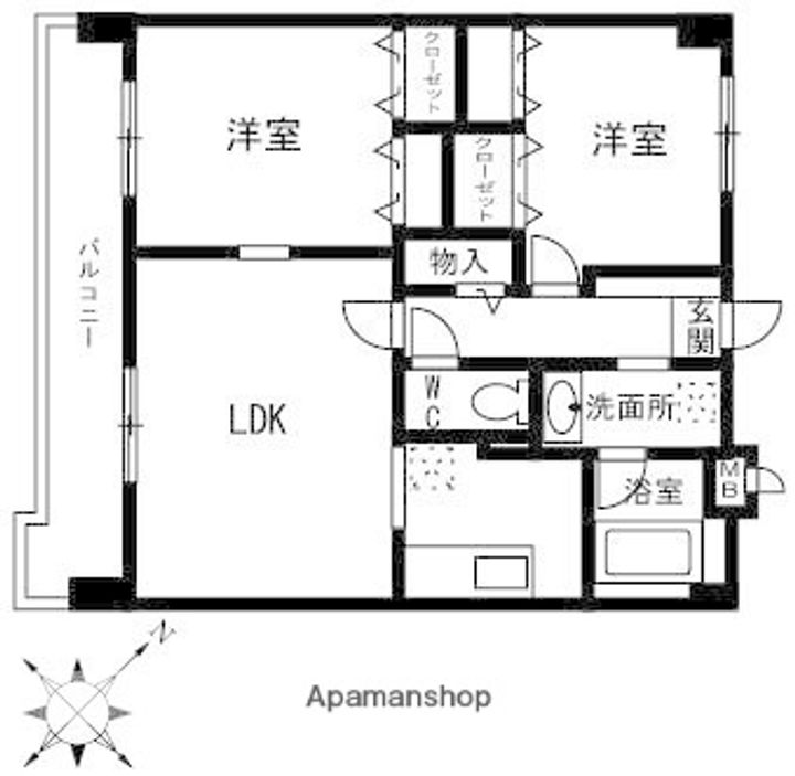 ライフステーション柚須の間取り