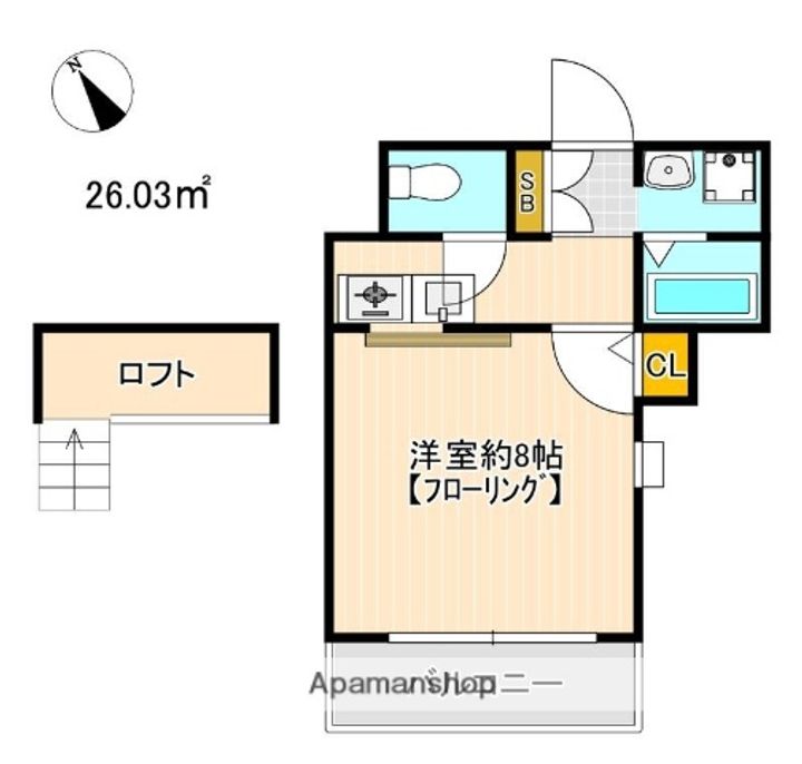 トータルサンシャインNAJIMAの間取り