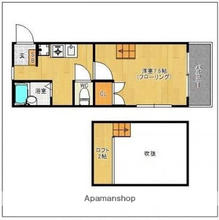フィオーレ名島の間取り