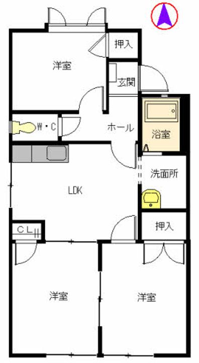 セフィーラ中村 A棟の間取り