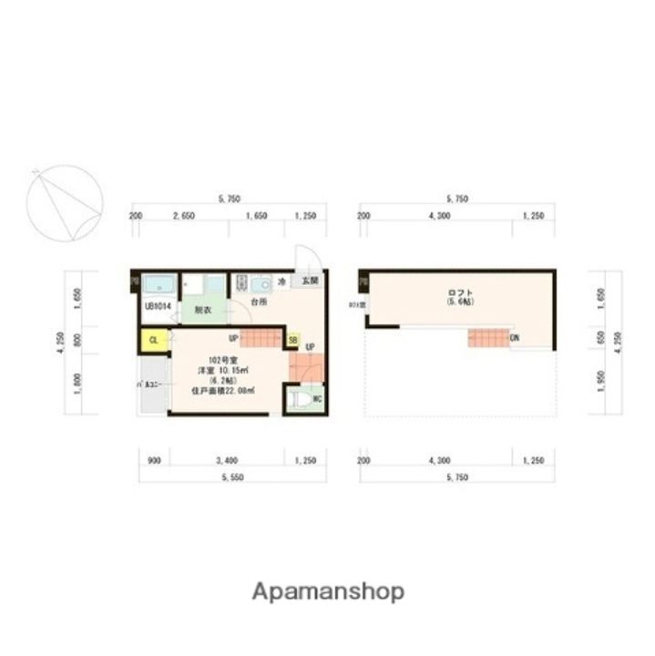 ユメゾンの間取り