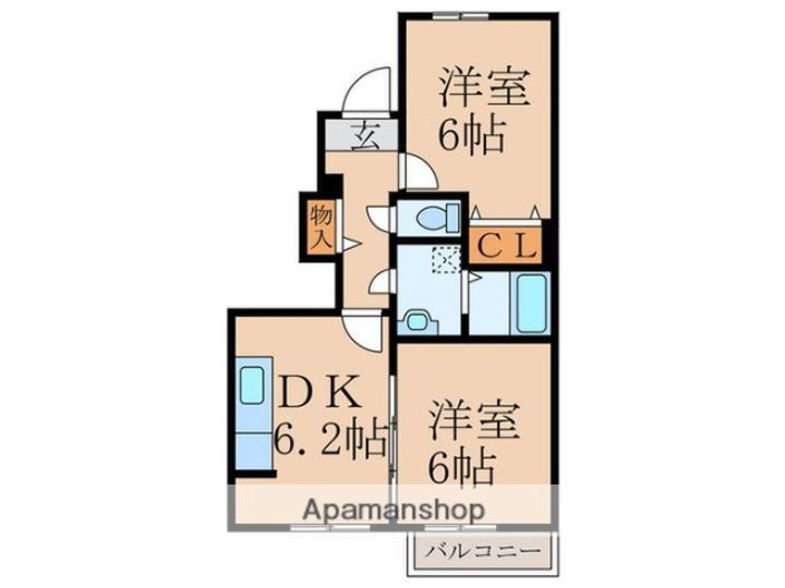 ベルコロレⅥの間取り