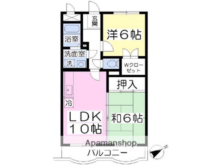 ウエルシイヤマダの間取り