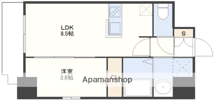 FORBIS原町駅前の間取り