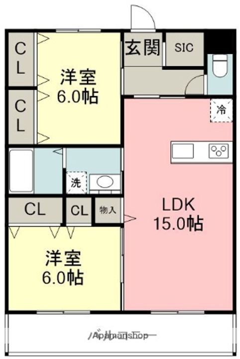 ビレッジの間取り