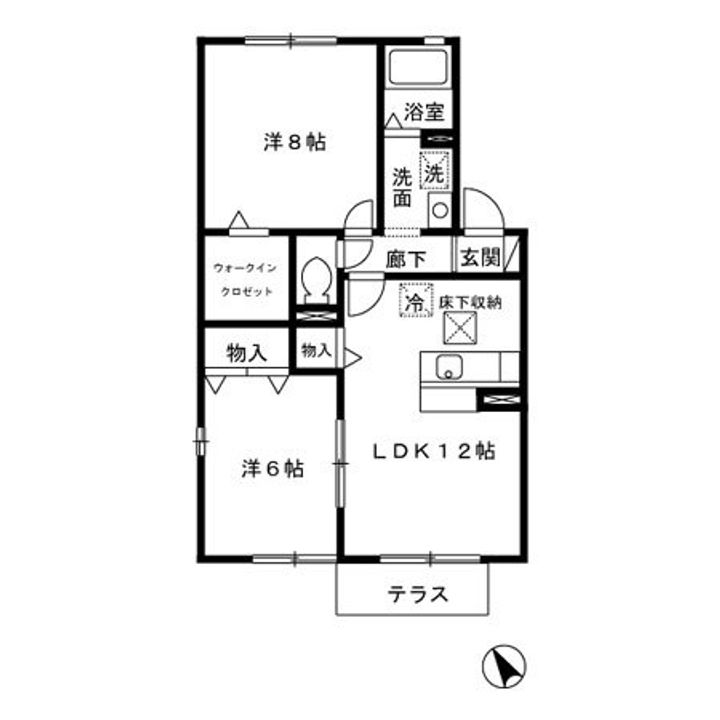 メゾン・クレールの間取り
