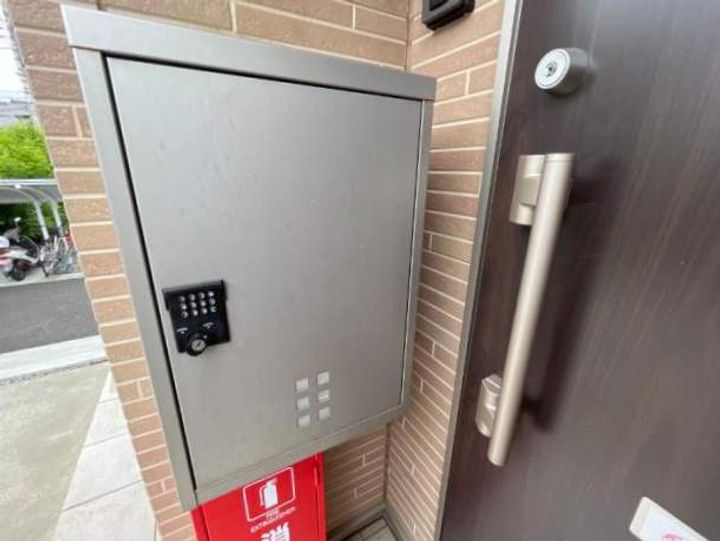 宗像市平井1丁目アパート110の玄関