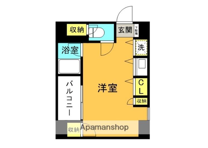 シティパレス天神南の間取り